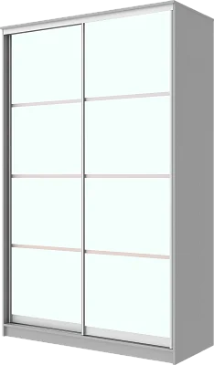 картинка Шкаф-купе 2-х дверный с матовым стеклом 2200 1200 420 от магазина КУПИ КУПЕ